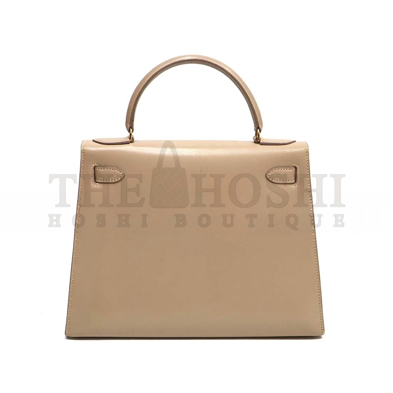 H**me5 KELLY 28 BOX TRENCH COAT GREY GOLD BUTTONS (28*22*10cm) Master Quality